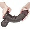 Dildo cu Ventuza Sliding Skin Dual Layer Dong Maro Thumb 7