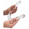 Dildo Dublu Non Realistic C Transparent Thumb 1
