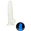 Dildo Fosforescent 8.5 Lumino Play Alb Thumb 1