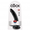 Dildo King Penis 17.8cm Negru Thumb 3