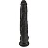 Dildo King Penis 35.6cm Negru Thumb 1