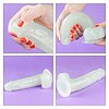 Dildo Lumino Play 21 cm Alb Thumb 4