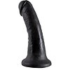 Dildo Penis 6 Inch Negru Thumb 1