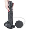 Dildo Realistic 27cm Squirting Negru Thumb 5