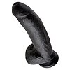 Dildo Realistic 22.9cm Negru Thumb 1