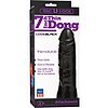 Dildo Realistic 7 Inch Thin Dong Negru Thumb 1