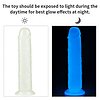 Dildo Realistic 8 Lumino Play Alb Thumb 1