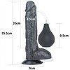 Dildo Realistic Cu Ejaculare Extreme 10inch Negru Thumb 2