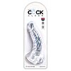Dildo Realistic King 19cm Transparent Thumb 3