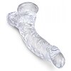 Dildo Realistic King 19cm Transparent Thumb 1