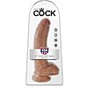 Dildo Realistic King 22.9cm cu Ventuză Thumb 3