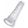 Dildo Realistic King Penis 8 Inch Transparent Thumb 2