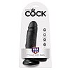 Dildo Realistic King Penis Negru Thumb 3