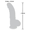 Dildo Realistic You2Toys 20 cm Natural Thumb 6