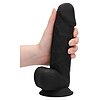 Dildo Realrock 21.6cm Negru Thumb 2