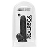 Dildo Realrock 21.6cm Negru Thumb 3
