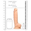 Dildo Realrock Ultra 22.8cm Natural Thumb 8