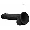 Dildo Realrock Ultra Silicone Negru Thumb 4