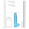 Dildo Shots Realistic Albastru Thumb 4