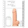 Dildo Silicone Realrock Ultra Natural Thumb 3