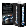 Dildo Sticlă Icicles No 8 Transparent Thumb 2