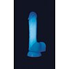 Dildo Touch And Glow Albastru Thumb 3