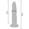 Dildo ToyJoy 18cm Natural Thumb 2
