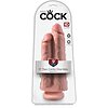Dildo Two Penis One Hole 9 Inch Natural Thumb 1