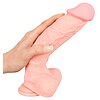 Dildo Ventuza Medical Silicone 24cm Natural Thumb 5