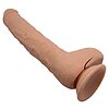 Dildo Vibrant Realist cu Ventuza Material TPR Natural Thumb 3