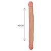 Double Dildo 18 Inch Natural Thumb 2