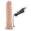 Dr. Skin Dr. Throb 9.5inch Vibrating Penis Natural Thumb 1