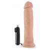 Dr. Skin Dr. Throb 9.5inch Vibrating Penis Natural Thumb 2