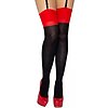 Dresuri Contrast Top Thigh High Negru XS-L