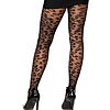 Dresuri Leg Avenue Leopard Pantyhose Negru XS-L Thumb 1