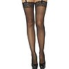 Dresuri Leg Avenue Rhinestone Backseam Negru XS-L Thumb 1