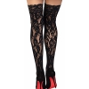 Dresuri Leg Avenue Rose Lace Negru XS-L Thumb 1