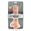 Dual Density Dildo 9inch Natural Thumb 3