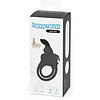 Happy Rabbit - Stimulating USB Rechargeable Rabbit Love Ring Negru Thumb 1