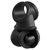 Inel cu Testicule The Crown Jewels Negru Thumb 2