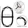 Inel Penis Beaded Dual Silicone Maximizer Negru Thumb 1