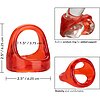 Inel Penis COLT XL Snug Tugger Rosu Thumb 5