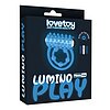 Inel Penis Lumino Play Vibrating Albastru Thumb 1