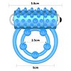 Inel Penis Lumino Play Vibrating Albastru Thumb 2
