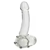 Inel Penis Steel Beaded Silicon XL Transparent Thumb 2
