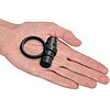 Inel Penis Vibrating C-Ring Negru Thumb 1