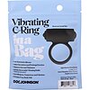 Inel pentru Penis Vibrating C-Ring  Negru Thumb 1