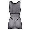 Le Desir Duo Net Open Cup Mini Dress Negru S-L Thumb 1