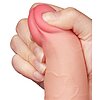LoveToy Dildo Piele Mobila 19.5cm cu Ventuza Natural Thumb 1
