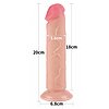 LoveToy Sliding Skin 20 cm — Dildo Realist cu Ventuză Thumb 1